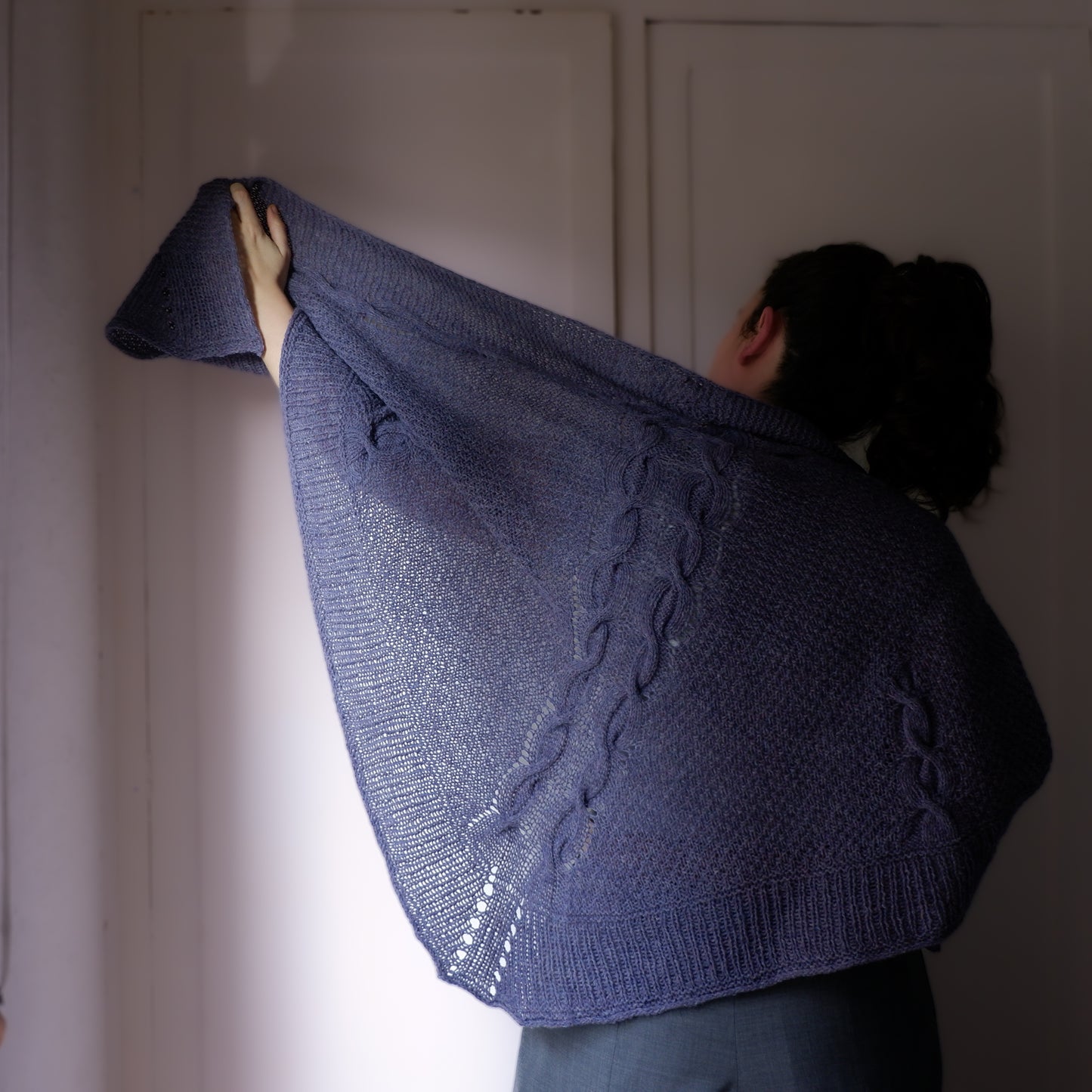 One More Blues Shawl