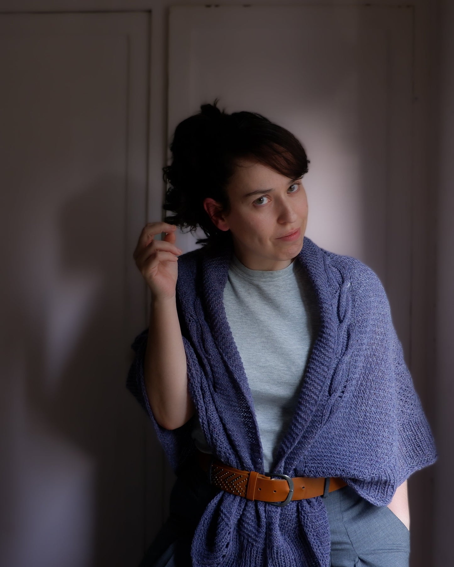 One More Blues Shawl