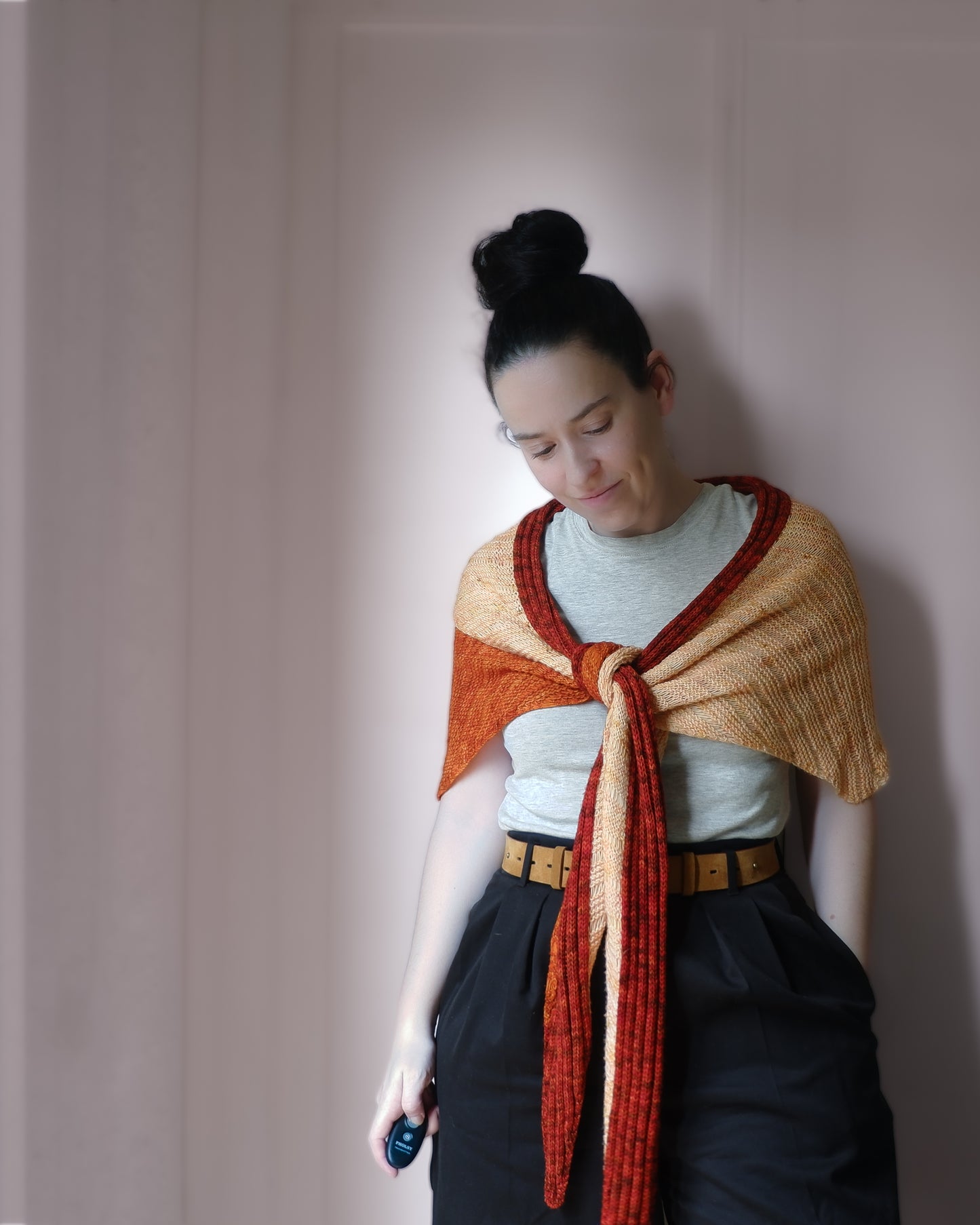 Cute Kite Garter Shawl (versión Fácil)